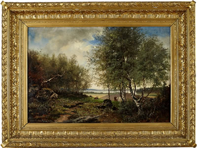 Landskap med kor
