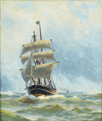 Skuta by Herman Hagg - Auction record, sale price, and art valuation. Compare with similar artists and explore comparable artworks.