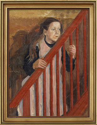Porträtt av konstnärens syster Lisa by David Tagtstrom - Auction record, sale price, and art valuation. Compare with similar artists and explore comparable artworks.