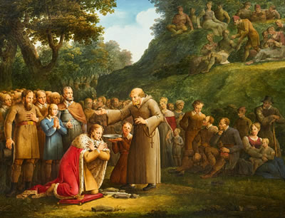 Konung Olof Sköt-Konung blir döpt af Biskop Sigfrid by Per Emanuel Limnell - Auction record, sale price, and art valuation. Compare with similar artists and explore comparable artworks.