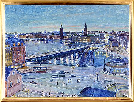 Sample artwork by Hans Erik Eriksson (1921 - 1997), known for painting - View similar artists and auction records