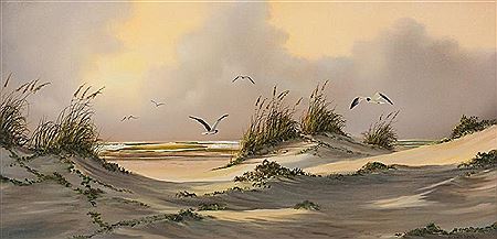 South Padre Dunes, 1979 by Richard Weers - Auction record, sale price, and art valuation. Compare with similar artists and explore comparable artworks.