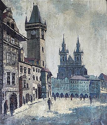 Place de la vielle ville à Prague by Frantisek Horki - Auction record, sale price, and art valuation. Compare with similar artists and explore comparable artworks.