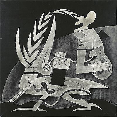 Sample artwork by Jean Clerte (Born 1930), known for painting - View similar artists and auction records