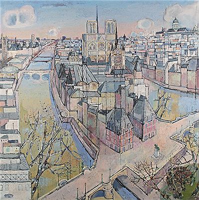 PARIS, NOTRE-DAME ET L’ÎLE DE LA CITÉ, 1982 by Edouard Macavoy - Auction record, sale price, and art valuation. Compare with similar artists and explore comparable artworks.