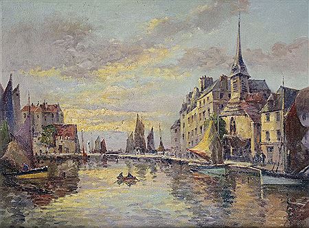 LE VIEUX BASSIN À HONFLEUR