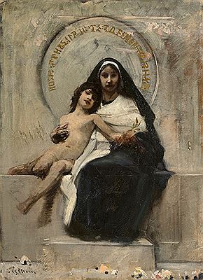 Madonna with Child by Bruno Piglhein - Auction record, sale price, and art valuation. Compare with similar artists and explore comparable artworks.