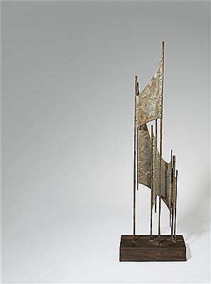 "Steigungen (Form in Zinn Nr. 10)" by Brigitte Matschinsky-Denninghoff - Auction record, sale price, and art valuation. Compare with similar artists and explore comparable artworks.