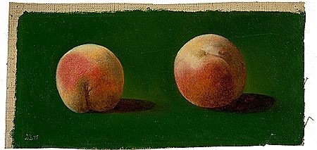 Two peaches against green background by Betzy Marie Petrea Libert - Auction record, sale price, and art valuation. Compare with similar artists and explore comparable artworks.