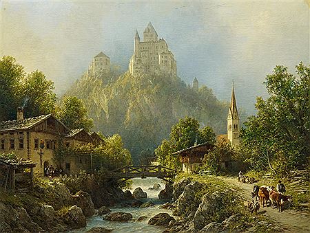 Die Trostburg im Eisacktal bei Klausen
