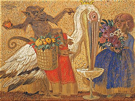 Monkey and Pelican by Karl Purrmann - Auction record, sale price, and art valuation. Compare with similar artists and explore comparable artworks.