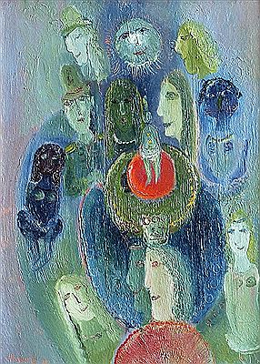 Sample artwork by Jindra Husarikova (1931 - 2016), known for painting - View similar artists and auction records