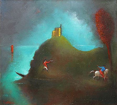 Castle above lake by Zdenka Cervinka - Auction record, sale price, and art valuation. Compare with similar artists and explore comparable artworks.