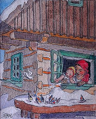Feeding by Marie Kvechova-Fischerova - Auction record, sale price, and art valuation. Compare with similar artists and explore comparable artworks.