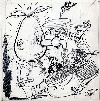 Les Pieds Nickelés Couverture de l'album Les PN filoutent édité par la SPE en 1979