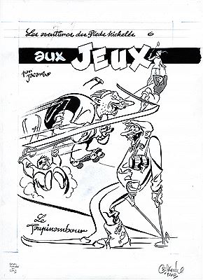 Les Pieds Nickelés Couverture du tome 6 édité au Topinambour (double sided) by Alec Severin - Auction record, sale price, and art valuation. Compare with similar artists and explore comparable artworks.