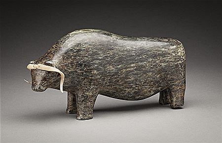 Muskox by Dominic Kingilik - Auction record, sale price, and art valuation. Compare with similar artists and explore comparable artworks.