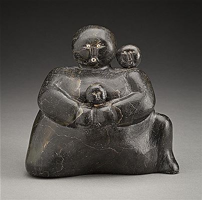 Mother and Two Children