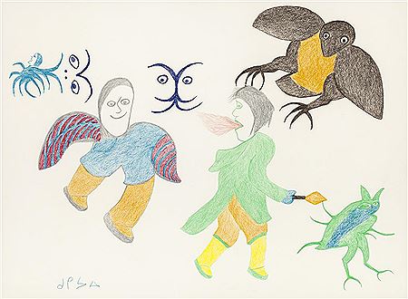 Untitled (Man and Spirits)