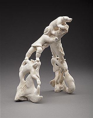 Composition: Animals, Humans and Sea Goddess