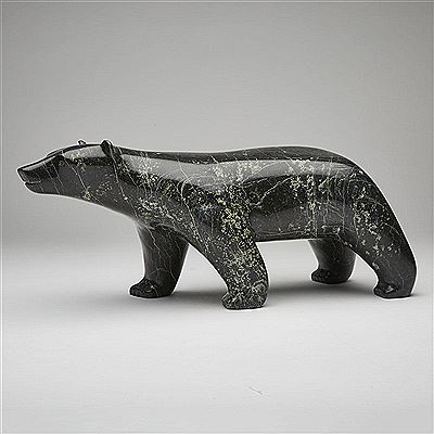 WALKING BEAR by Elijak Michael - Auction record, sale price, and art valuation. Compare with similar artists and explore comparable artworks.