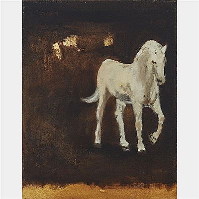 CHANT (WHITE HORSE) by Darlene Cole - Auction record, sale price, and art valuation. Compare with similar artists and explore comparable artworks.