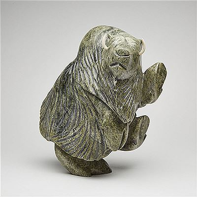 Sample artwork by Kellypalik Qimirpik (Born 1948), known for inuit art - View similar artists and auction records