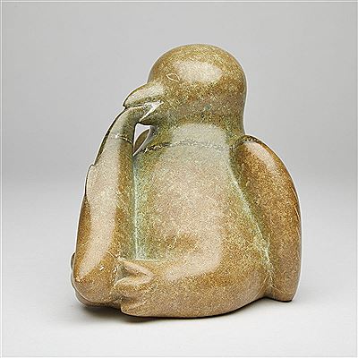 Sample artwork by Kapik Kolola (1926 - 1985), known for inuit art - View similar artists and auction records