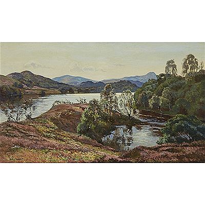 MAJESTIC SCOTTISH RIVER LANDSCAPE