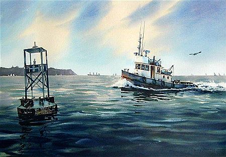 Tug Boat in Gulf