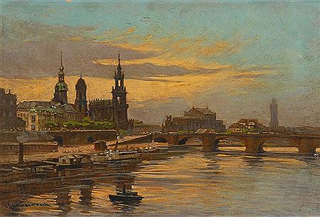 Sample artwork by Carl Schneidenbach (flourished c.1930), known for paintings - View similar artists and auction records