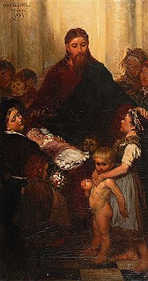"Lasset die Kindlein zu mir kommen" by Otto Edmund Gunther - Auction record, sale price, and art valuation. Compare with similar artists and explore comparable artworks.