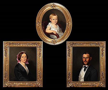 Drei Bildnisse der Familie von Finck by Carl Uhl - Auction record, sale price, and art valuation. Compare with similar artists and explore comparable artworks.