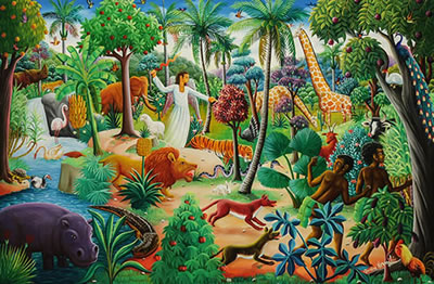 Expulsion from the Garden of Eden by Andre Normil - Auction record, sale price, and art valuation. Compare with similar artists and explore comparable artworks.