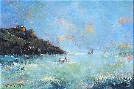 Sample artwork by Stewart Middlemas (Born 1944), known for painting - View similar artists and auction records