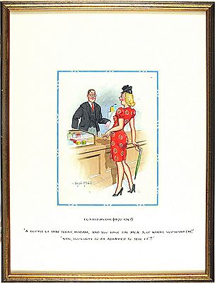 'A Bottle Of That Scent, Madam, And You Have The Men Just Where You Want 'Em!' / 'Well, You Ought to Be Ashamed To Sell It!!' by Donald Fraser Gould McGill - Auction record, sale price, and art valuation. Compare with similar artists and explore comparable artworks.