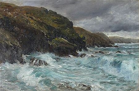 'Gurnards Head' - breakers against the rocks