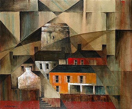 Sample artwork by Val Byrne (20/21st century), known for landscape, marine and townscape painting, architecture - View similar artists and auction records