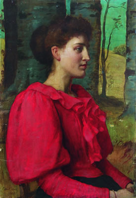 "Mädchen in rot".