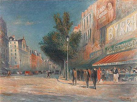 „Strasse in Paris“. by Otto Laible - Auction record, sale price, and art valuation. Compare with similar artists and explore comparable artworks.
