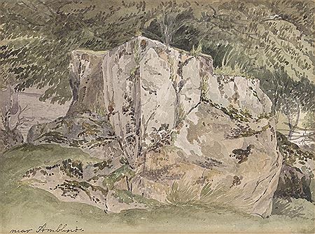 Study of a rock in the Lake District