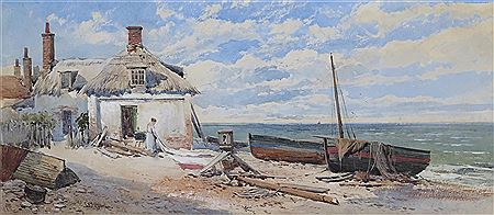 Old Cottage at end, Aldeburgh, Suffolk