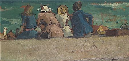 On the harbour wall