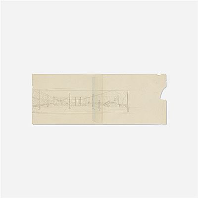 Perspective for the German Pavilion, International Exposition, Brussels