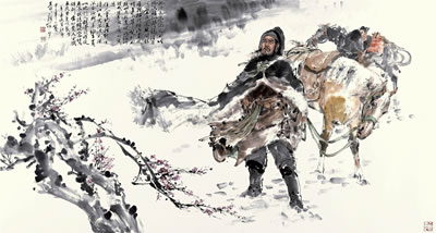 VISITING A MASTER IN SNOW