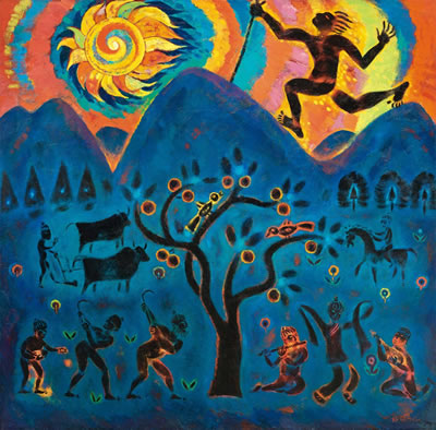 Sample artwork by Qian Yang (Born 1959), known for painting - View similar artists and auction records