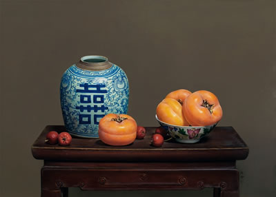 Double Happiness by Feng Wu - Auction record, sale price, and art valuation. Compare with similar artists and explore comparable artworks.