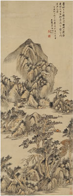 STREAM IN THE PINE VALLEY by Han Bi - Auction record, sale price, and art valuation. Compare with similar artists and explore comparable artworks.