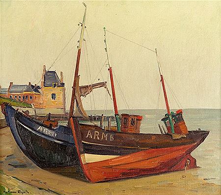 'Fishing sailboat near Veere'