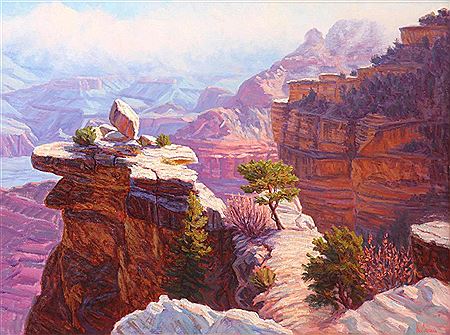 "Along the Rim, Grand Canyon"